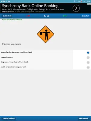 Utah Driving Test android App screenshot 3